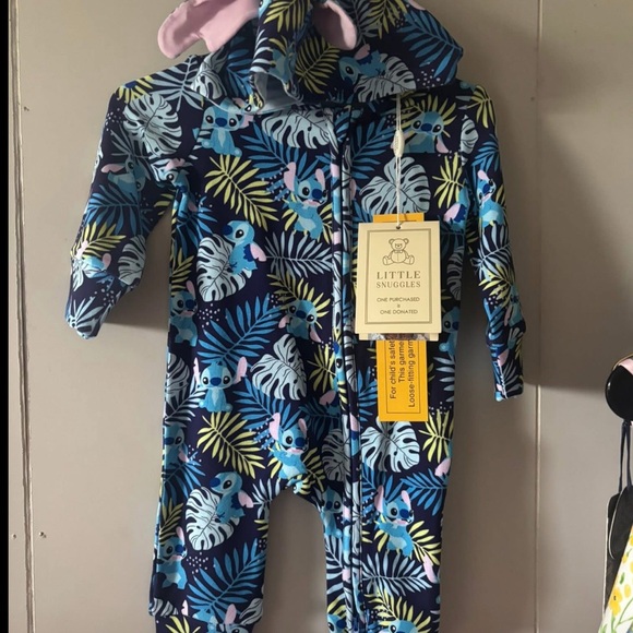 Blue and Pink Kids One Piece